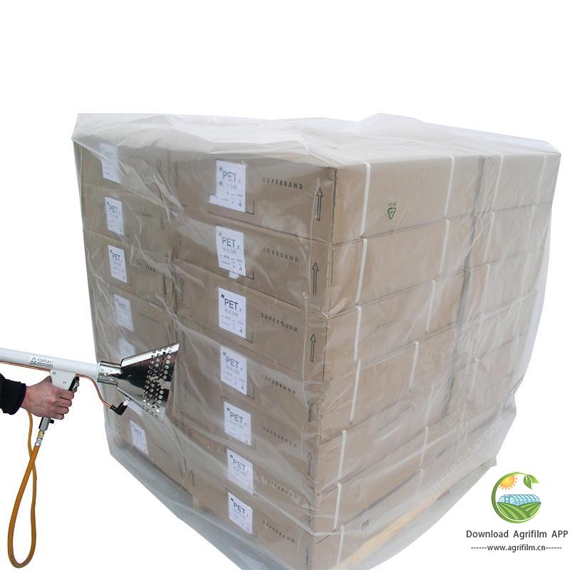 PE Heat Shrink Film Pallets Bags Moisture Proof Pallet Shrink Wrap Film Bag Rolling Type Gusseted china best 